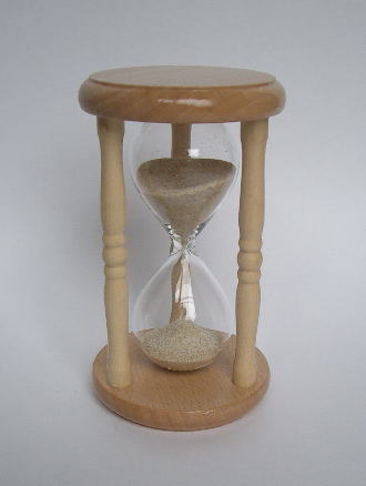 ゴールドコーストの砂で作った砂時計